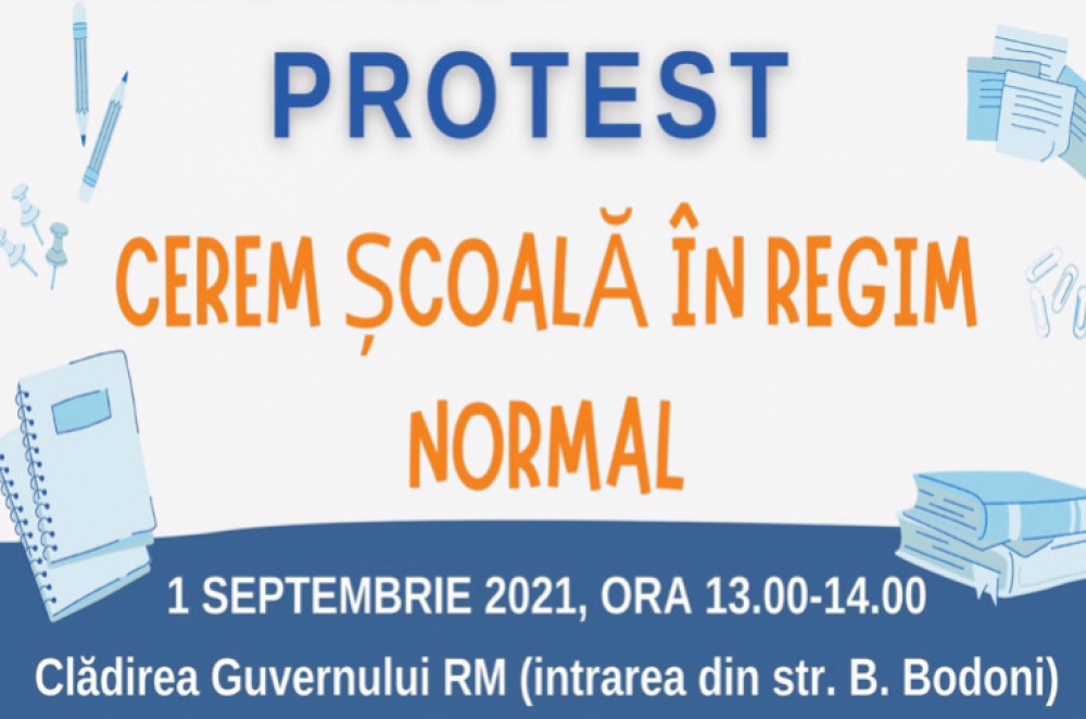 Petiție: Cerem școală în regim normal! Va fi organizat și un protest la Guvern